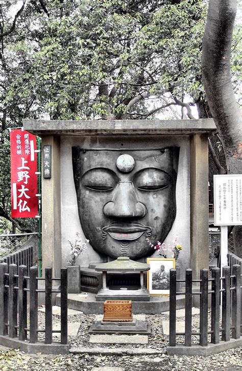 the daibutsu face|Daibutsu at Ueno Park, Tokyo, c. 1910. 